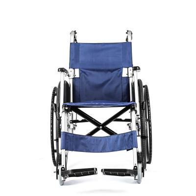 China Lightweight Aluminum Alloy Jerry Loading Capacity 100kg Hospital Cerebral Palsy Manual Wheelchair For Elderly for sale