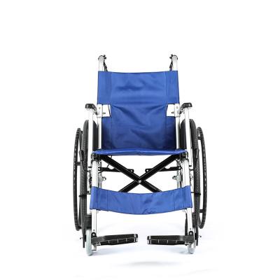 China Aluminum Alloy Cerebral Palsy High Quality Disabled Light Weight Manual Basic Paraplegic Wheelchair for sale