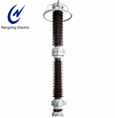 China Ceramic Jacket Arrester Arrester / 33KV 66KV 110KV 220KV Substation Arrester / Electrical Switchgear Suppliers zu verkaufen