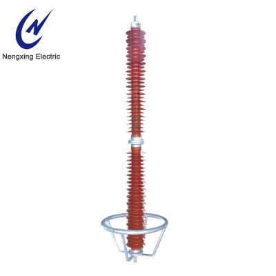 China 120kv Space Surge Arresterless Suspension Arrester / Line Type High Voltage Surge Arrester Composites Price / Electric Transmission Equipments Suppliers for sale