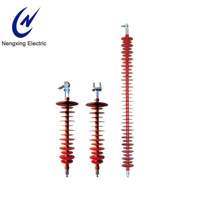 China Prevent jumping of wind high voltage transmission line 220kv anti-wind composite insulator zu verkaufen