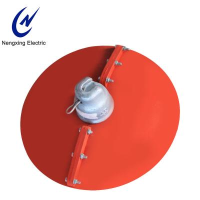 China Anti-icing ISO Product High Voltage Red Compound Climbing Skirt Insulators zu verkaufen