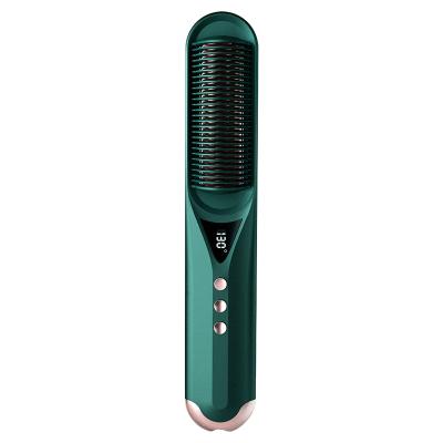 China Home high quality tech comb hot brush electric bling cordless hair straightener for sale