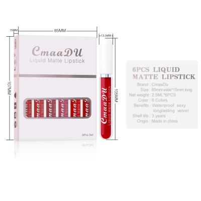 China Cute Long Lasting Lipstick Cosmetics Organic Lipstick Cream Gloss Wholesale Waterproof for sale