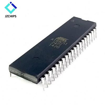 China JZCHIPS AT89C51-24PC Microcontroller Electronic Components Integrated Circuits DIP40 MCU AT89C51 24MHz for sale