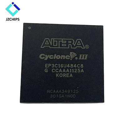 China New Original IC JZCHIPS EP3C16U484C8N EP3C16U484I7N Supply Electronic Components CPU for sale