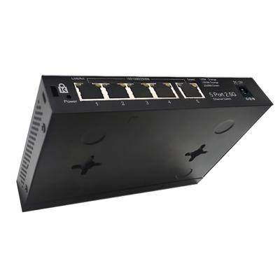 China Professional Manufacturer 25gbps 5 Server Port Ethernet Switch Non-POE Smart Ethernet Switch for sale