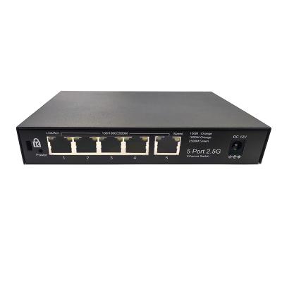 China High Quality Server Port Switch Non-POE 5 Gigabit Ethernet Smart Desktop Switch for sale