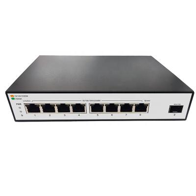 China New Design Support VLAN PDnet 8-Port Smart Switch Unmanaged NonPoE Lifetime Protection Limited Switch for sale