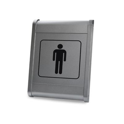 China OEM/ODM Contemporary Hot Sale Aluminum Profile Door Sign Floor Sign Wall Sign for sale