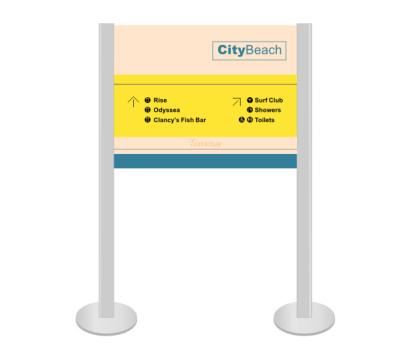 China Structure Hanging Customize Aluminum Wayfinding Signage Real Estate Floor Sign for sale