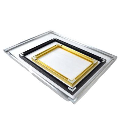 China Decorative Home Decor Aluminum Alloy Picture Frame Display Metal Frame Poster Frame for sale