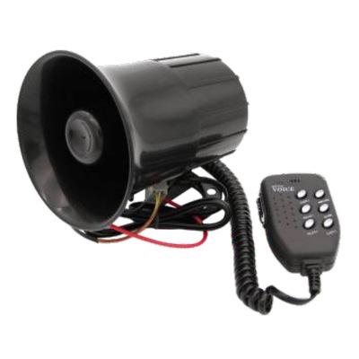 China 2020 Universal Car Bus New 7 Super Loud Tones 100W 12v 115dB Mic Loudspeaker Alarm Horn For Truck Car Train Boat for sale