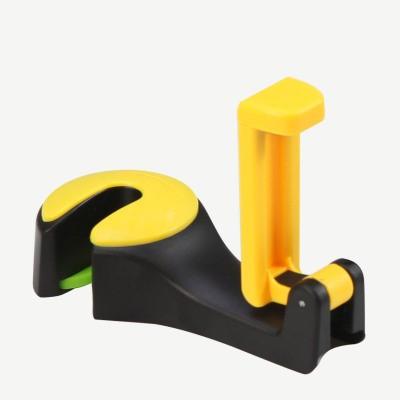 China Universal 360 Angle Rotation Rear Car Adjustable Seat Hook Movable Cell Phone Holder Bracket for sale