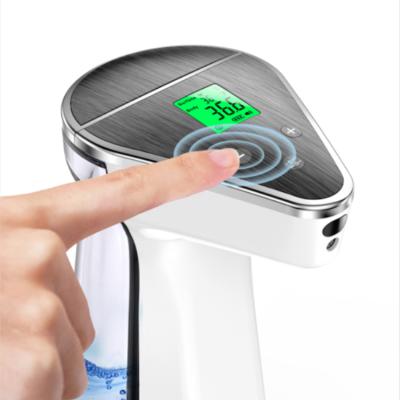 China Double Soap Dispenser Newly Designed Desktop Liquid / Scum Automatic Soap Dispenser With Thermometer for sale