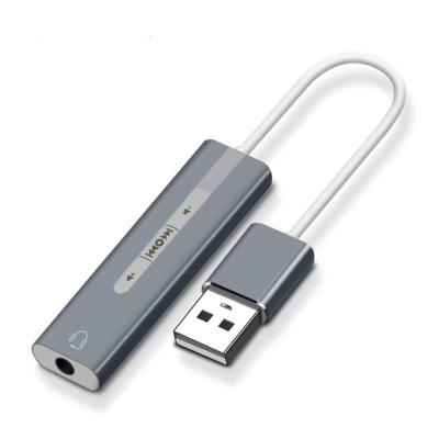 China Multiport Network Usb Adapter Fast Charger Usb Headset Two-in-One Sound Card Adapter for sale