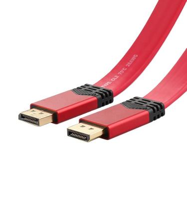 China ODM&OEM&Stock Supply of Flat Displayport COMPUTER to Displayport Cable Style 3.0 for sale