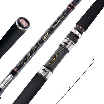 China Heavy Carbon BUDDY Boat Saltwater Spinner With Wheel For Carbon Surf Cast Fishing Spinning Trolling Fishing Rod for sale