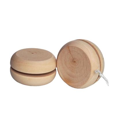 China Mini Classic Yo-Yo Kids Yo-Yo Toy Ball Wooden Outdoor Play Toy Classic Natural Yo-Yo Toy For 3+ for sale