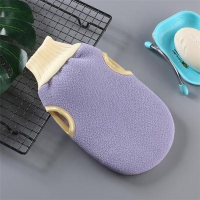 China EXFOLIATING wholesale high quality bath scrub gloves exfoliating decontamination bath gloves for sale