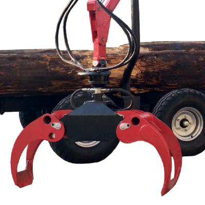 China Trusses EU tractor use log grapple / clamp / log grab / crane / log timber grapple / grabs for sale