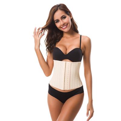 China Hot Goods Antibacterial Corset Slimming Belt Shaper Body Shaper Modeling Strap Belt Waist Trainer for sale