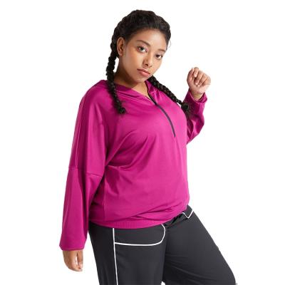 China Breathable 2022 New Plus Large Size Jogging Yoga Suit Fits Jogging Workout Apparel Hoodie Sweatshirts for sale