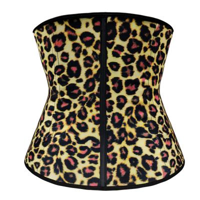 China Custom Antibacterial Steel Bone 9 Logo Wrapping Private Label Waist Trainer Belt For Women Waist Trainer Tights for sale