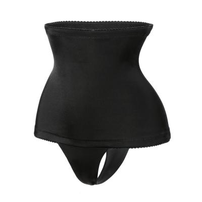 China Antibacterial Black Slimming Women Under The High-waisted Elastic Shaper Panties Butt Belly Shaper Panties for sale