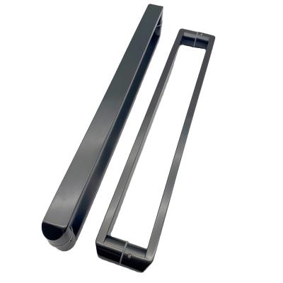 China Modern Hot Sale Customized Apartment Glass Door Accessories Pull To Handle Stainless Steel Glass Door Handle for sale