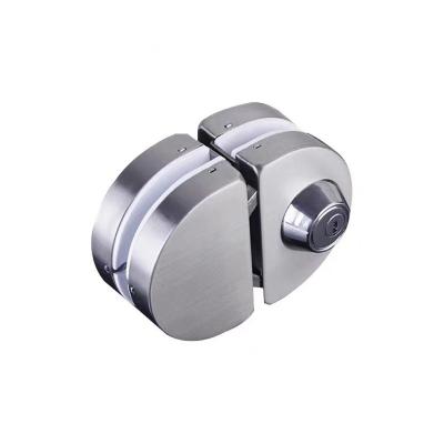 China Modern Office Accessories Free Sample Stainless Steel Door Lock Classic Glass Sliding Door Lock for sale