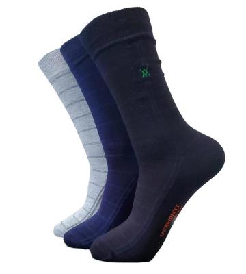 China Bamboo Fiber WUYANG fashion socks 80% bamboo crew high quality custom logo men socks  Casual socks import from china for sale