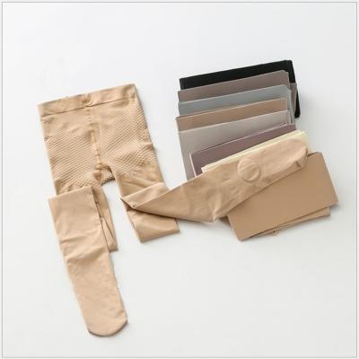 China Sporty WUYANG FACTORY Girls Kids Leggings Sexy Slim Translucent Pantyhose Nylon Tights High Waist Elastic Thick Sock Pants for sale