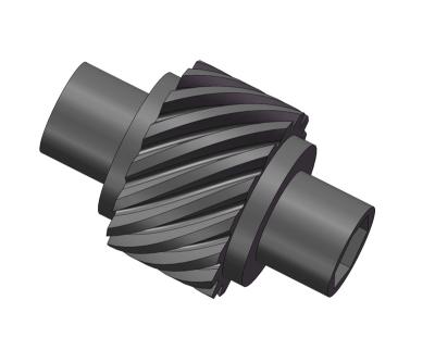 China Industrial Equipment Double Bevel Gear Transmission Shaft Customize Gear Pinion Air Shank Gear for sale