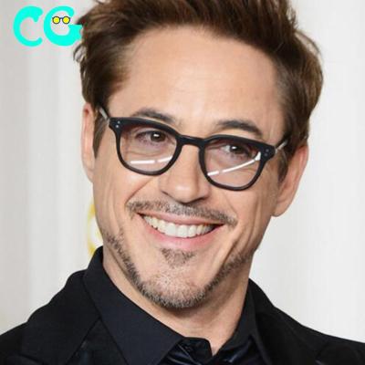 China Myopic glasses or Eyewear 2019 Tony Stark acetate sight women glasses Robert Downey eyewear fashion men glasses reading glasses retro heren for sale