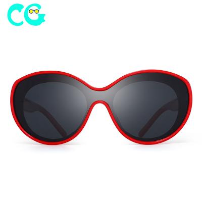 China Fashion Sunglasses Kids Shield Polarized Shatterproof Rubber Frame Sunglasses For Girls Boys Age 3-6 Sunglasses for sale