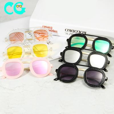 China Luxury Vintage Round Sun Glasses Kids Sunglasses Fashion Sun Glasses for Girls and Boys Glasses High Quality Oculos Shades UV400 for sale