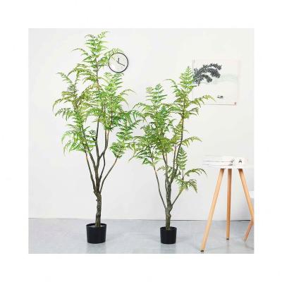 China Durable Potted Artificial Plastic Bonsai Plantas Garden Artificial Trees for sale