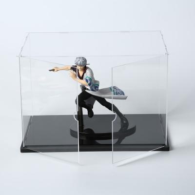 China Collection Display Box Box Clear Acrylic Open Door Style To Show Storage And Toys Home Action Characters Ball 30*20*22cm for sale