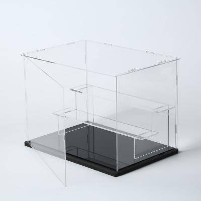 China Factory display box clear acrylic transparent displays are placed inside for model display box 30*20*22cm for sale