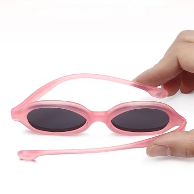 China Square Soft Flexible Silicone Kids Sunglasses 0-2 Years Infant Sunglasses for sale