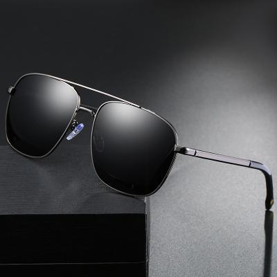 China Classic Fashion Sunglasses Metal Men Polarized Sunglasses For Eye Protection Driving Fishing for sale