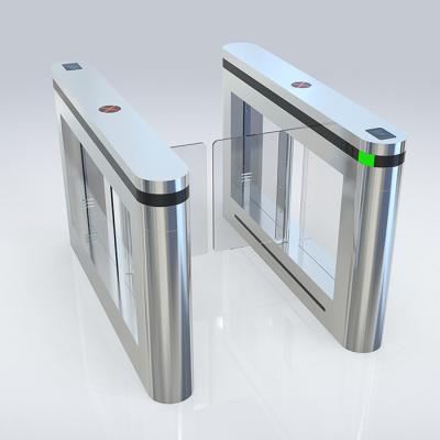 China 304 Stainless Steel Customization Fitness Center Entrance Barrier Pedestrian Swing Turnstile Gate for sale