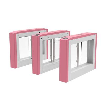 China 304 Stainless Steel Kindergarten Security Access Control Child Barrier Gate Swing Turnstile Gate for sale