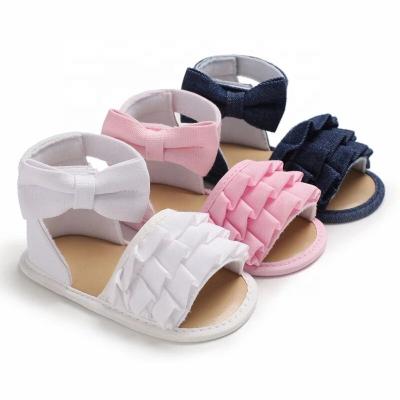 China Brand Design Barefoot Girls Barefoot Girls Anti-slippery Children's Brand Design Open-Heeled Shoe Summer Toddler Flat Sandals for sale