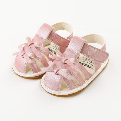 China 2022 New Arrival Summer Sole Anti-slippery Rubber Baby Infant Toddler Shoes Sandals for sale