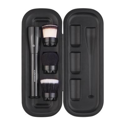 China Raincoat ; Magnetic suction installation; 360 Degree Rotating 2020 New Products Electric Makeup Set Brush Private Label For Makup Foundation Loose Powder Make Up Brushes for sale