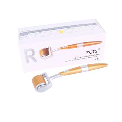 China New Anti-Puffiness Derma Roller ZGTS 192 Titanium Needles Acne Treatment Microneedling Roller for sale