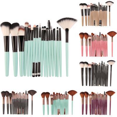 China Hot Cosmetic Tool Kit For Eyeshadow Powder Blush Makeup Brush Set Amazon Amazon Sale18pcs Fan Brush Makup Beauty Tool for sale