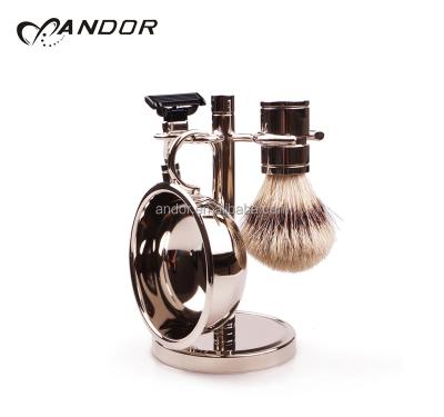 China Personal Shaving Brush Men's Shaving Brush Full Set Hotel Brush Shaving Kit for sale